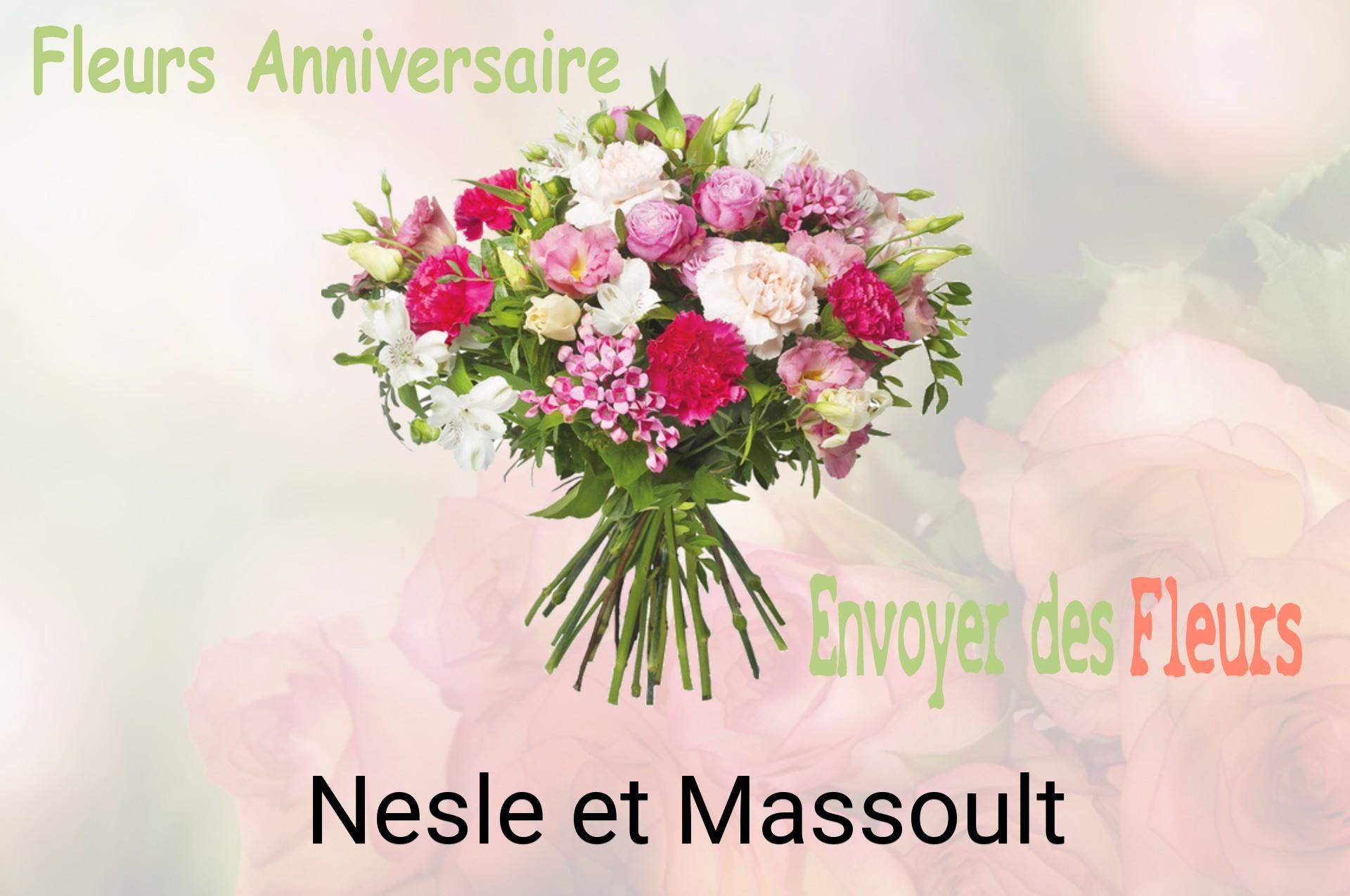 Bouquet de fleurs d’anniversaire livré à Nesle-et-Massoult