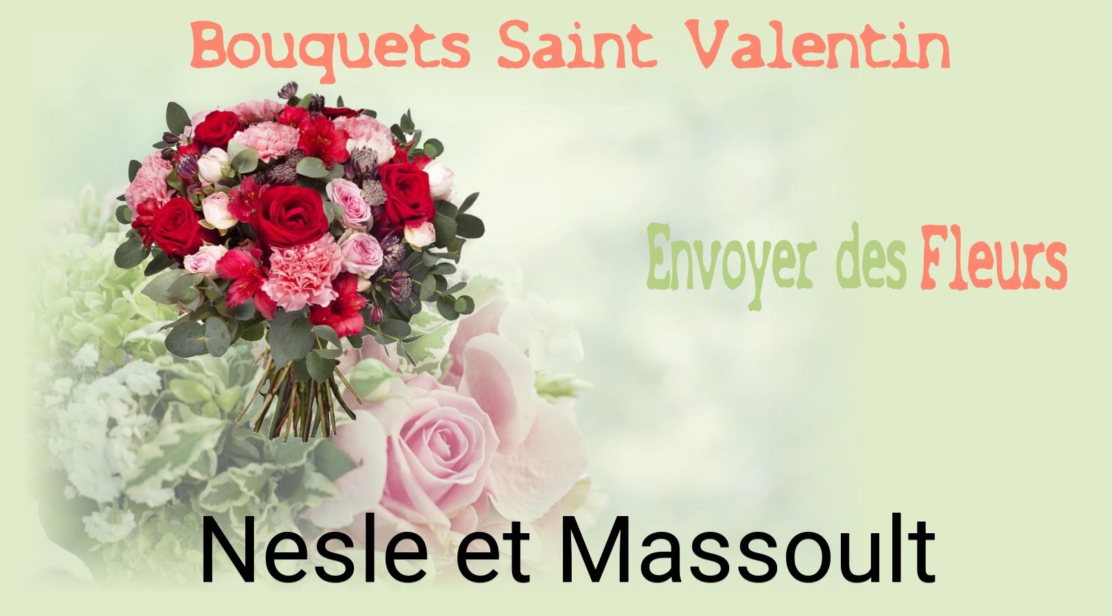 Roses de Saint-Valentin livrées à Nesle-et-Massoult